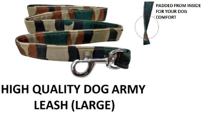 Hachiko Best Quality Imported Premium Quality Army Printed Dog Leash Dog Army Printed Leash (Large Army) 149 cm Dog Strap Leash(Multicolor)