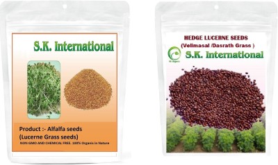 SK ORGANIC Alfalfa Lucerne seeds and Hedge Lucerne seeds Seed(1 kg)