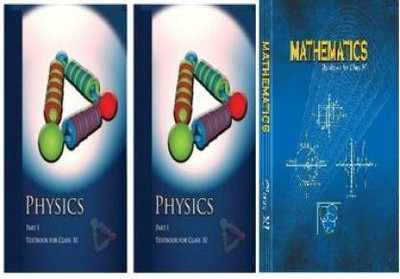 For Class 11th Physics Part 1 And 2 And Math Combo NCERT Textbooks (Set Of 3 Books) English Medium(Paperback, National Council of Educational Research and Training)