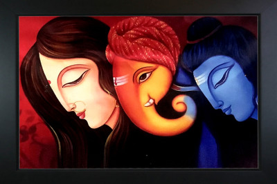 RV SALES shiv parivar Religious Frame