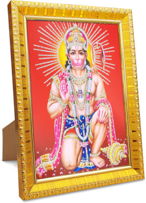 koshtak Hanuman / Bajrangbali Ji With Shri Ram Ji Religious Frame