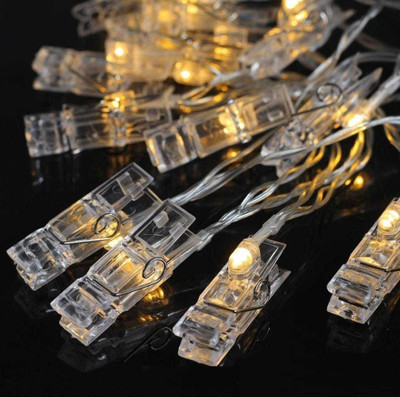 Arihant Hub 16 LEDs 4.06 m White Steady Clip Rice Lights(Pack of 1)