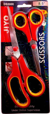 Musify JIVO 2pcs Scissors Combo Pack Scissors(Set of 2, Red, Blue, Yellow, Black, Green)