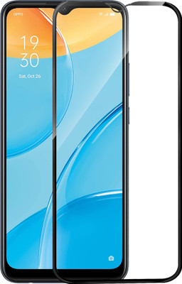 HUPSHY Edge To Edge Tempered Glass for OPPO A15(Pack of 1)