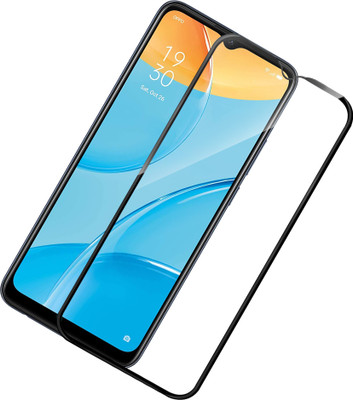 HUPSHY Edge To Edge Tempered Glass for OPPO A15(Pack of 1)