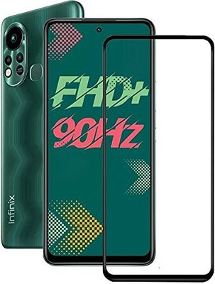 welldesign Edge To Edge Tempered Glass for Infinix Hot 11S(Pack of 1)