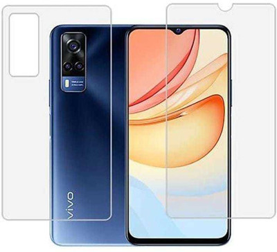 DOWRVIN Front and Back Tempered Glass for Vivo Y53s(Pack of 2)