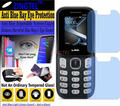 ZINGTEL Impossible Screen Guard for LAVA A1200 (Impossible UV AntiBlue Light)(Pack of 1)