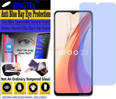ZINGTEL Impossible Screen Guard for VIVO IQOO Z3 (Impossible UV AntiBlue Light)(Pack of 1)