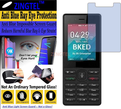 ZINGTEL Impossible Screen Guard for JIO LYF C45 (Impossible UV AntiBlue Light)(Pack of 1)