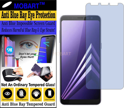MOBART Impossible Screen Guard for SAMSUNG GALAXY A8 2018 (Impossible UV AntiBlue Light)(Pack of 1)