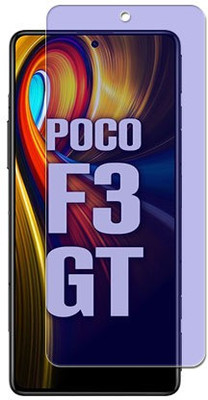 ARBAN Tempered Glass Guard for Poco F3 GT Front Anti Blue Flexible Tempered Glass(Pack of 1)