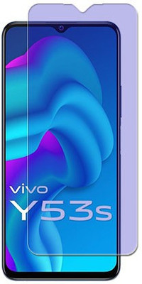 ARBAN Tempered Glass Guard for Vivo Y53s 4G FRONT ANTI BLUE(Pack of 1)