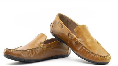 Boscage leather Boscage Leather MOC MD13 maddelian Loafer for men's Loafers For Men(Orange)