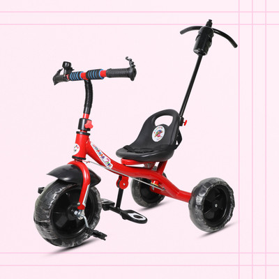 Stepupp Grow STP G RED COLOR PARENT HANDLE FOR BABY AND CHILDREN-09 Tricycle(Red)
