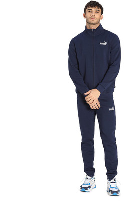 PUMA Clean Sweat Suit Solid Men Track Suit