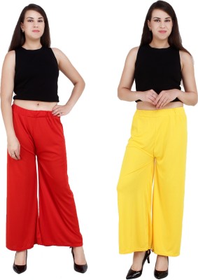 MARAMI Relaxed Women Red, Yellow Trousers