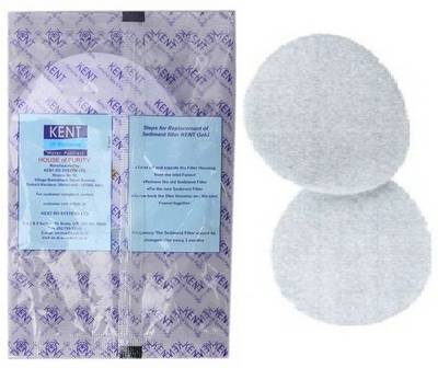 KENT 1 Pair / 2 pc Sediment Filter Cloth Filter Paper Filter for Gold Spare Kit Gold Replacement Filters for Gold, Gold+ Gravity Based UF Non-Electric Water Purifiers Gold, Gold+, Gold Star, Optima Spare Parts Kit Pleated Filter Cartridge