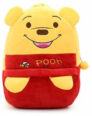 Keshita Premium Quality Soft Children, Kids, Baby, Velvet Traveling & School Backpack (Multicolor, 12 L) School Bag 10 L Backpack(Yellow, Red)