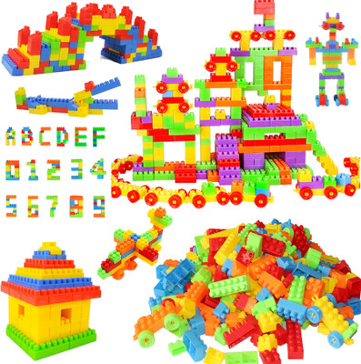 VniQ 255+ Pcs Building Blocks Toy Set Creative Learning Educational & Intellectual Block Toys For Kids(Multicolor) VniQ 255+ Pcs Building Blocks Toy Set Creative Learning Educational & Intellectual Block Toys For Kids(Multicolor)