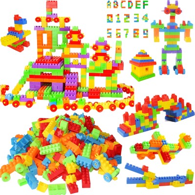 latex 256+ Pcs Building Blocks Toy Set Creative Learning Educational & Intellectual Block Toys For Kids Boys and Girls(Multicolor)