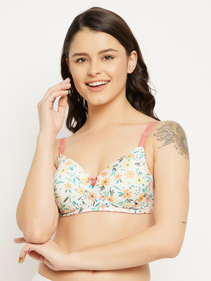 Clovia Women Full Coverage Lightly Padded Bra(White)