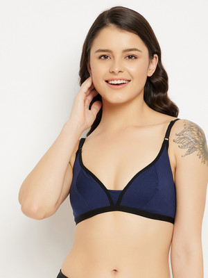 Clovia Women Balconette Non Padded Bra(Blue)