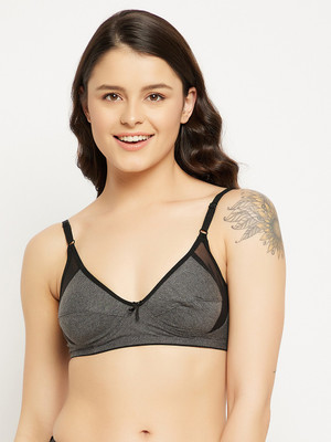Clovia Women Full Coverage Non Padded Bra(Grey)