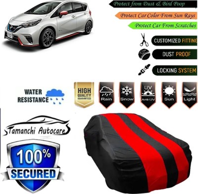 Tamanchi Autocare Car Cover For Nissan Note e-Power(Red, Black)