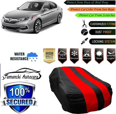 Tamanchi Autocare Car Cover For Chevrolet Enjoy(Red, Black)