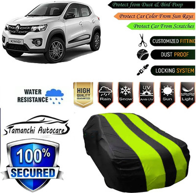 Tamanchi Autocare Car Cover For Renault Kwid(Green, Black)