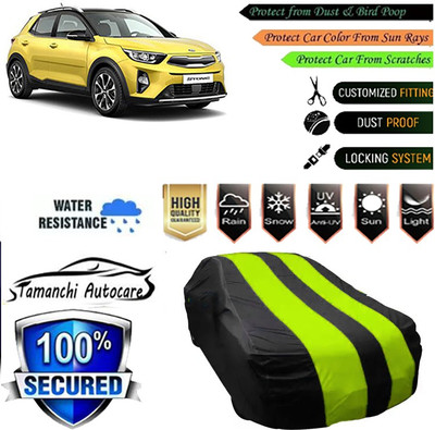 Tamanchi Autocare Car Cover For Kia Stonic(Green, Black)