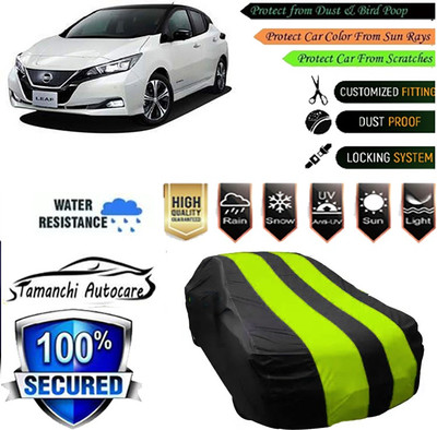 Tamanchi Autocare Car Cover For Nissan Leaf EV(Green, Black)