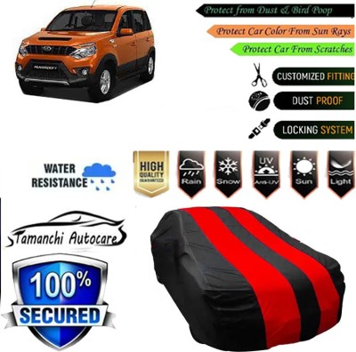 Tamanchi Autocare Car Cover For Mahindra Nuvosport(Red, Black)