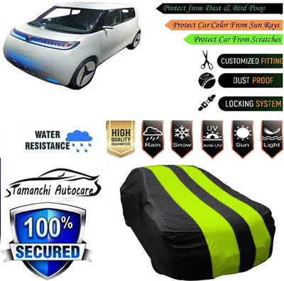 Tamanchi Autocare Car Cover For Universal For Car(Green, Black)