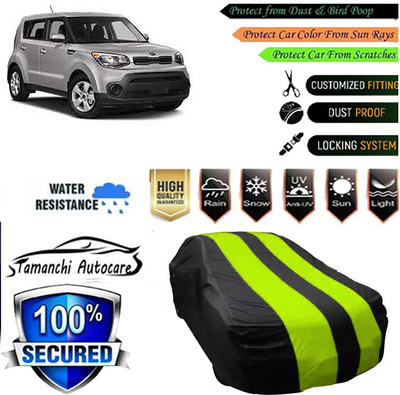 Tamanchi Autocare Car Cover For Kia Soul(Green, Black)