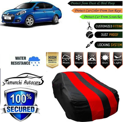 Tamanchi Autocare Car Cover For Renault Scala(Red, Black)