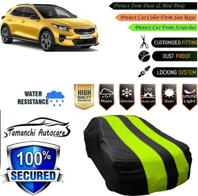 Tamanchi Autocare Car Cover For Kia Universal For Car(Green, Black)