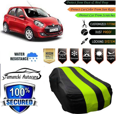 Tamanchi Autocare Car Cover For Renault Pulse(Green, Black)