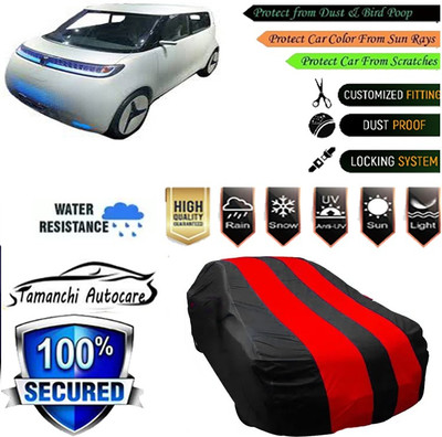 Tamanchi Autocare Car Cover For Universal For Car(Red, Black)