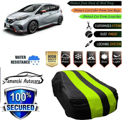 Tamanchi Autocare Car Cover For Nissan Note e-Power(Green, Black)