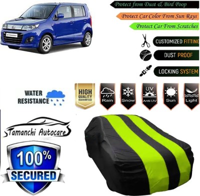 Tamanchi Autocare Car Cover For Maruti Suzuki WagonR Stingray(Green, Black)