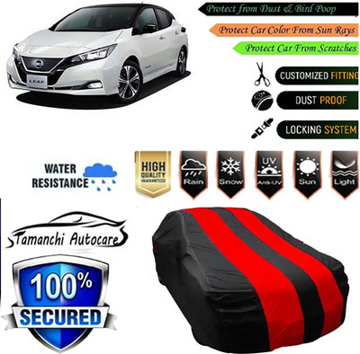 Tamanchi Autocare Car Cover For Nissan Leaf EV(Red, Black)