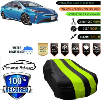 Tamanchi Autocare Car Cover For Toyota Prius Facelift(Green, Black)