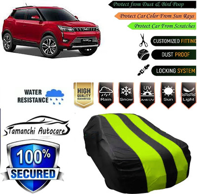Tamanchi Autocare Car Cover For Mahindra XUV 300(Green, Black)