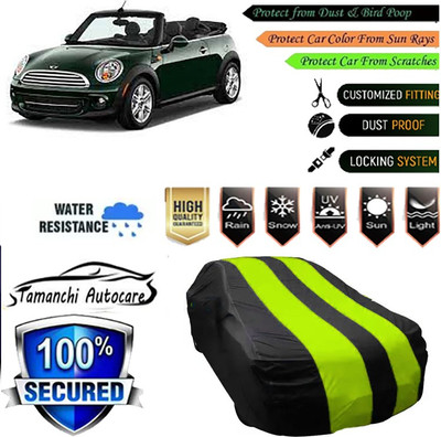 Tamanchi Autocare Car Cover For Mini Universal For Car(Green, Black)