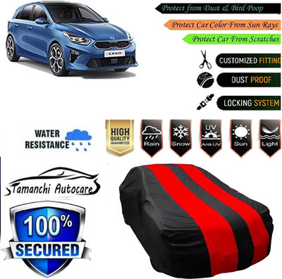 Tamanchi Autocare Car Cover For Kia ceed(Red, Black)