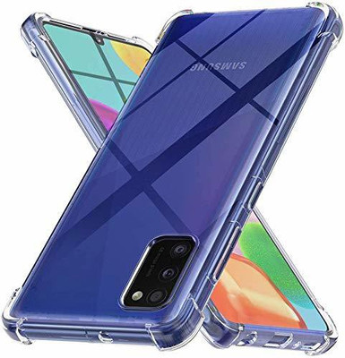 Wellchoice Back Cover for Samsung A03s, Samsung A02s, Samsung M02s, Samsung F02s(Transparent, Grip Case, Pack of: 1)