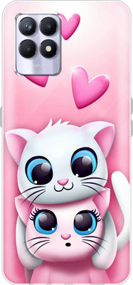 Fashionury Back Cover for Realme 8i(Multicolor, Grip Case, Silicon, Pack of: 1)