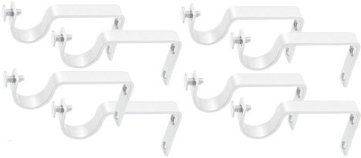 RVSA Silver Rod Rail Bracket Metal(Pack of 8)